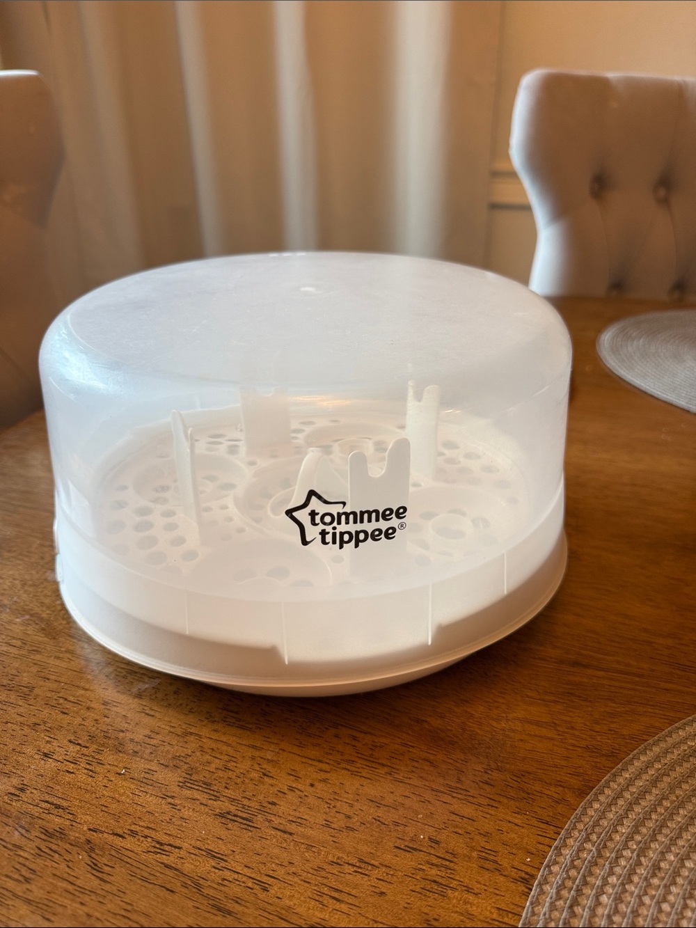 Tommee Tippee White Microwave Sterilizer - Compact Steam Sterilizer